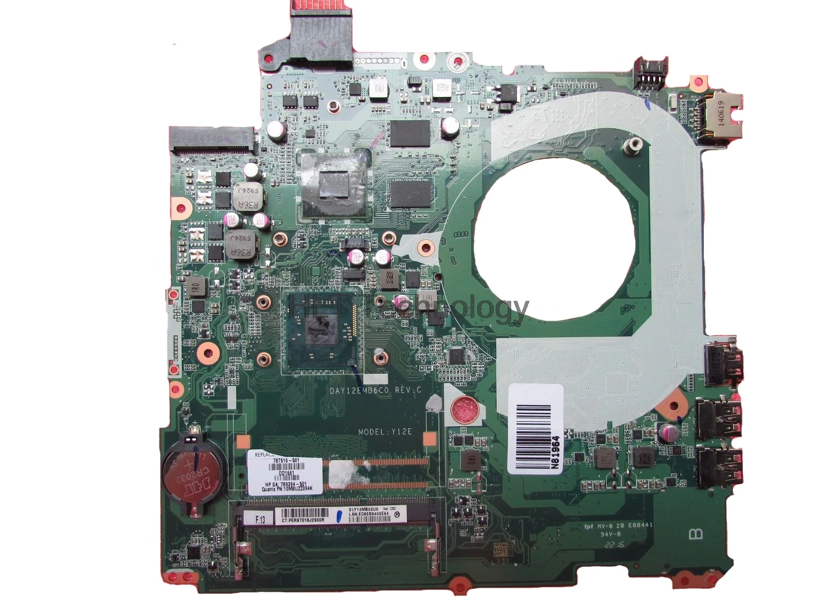 Материнская плата ноутбука для HP 15 17 787516-501 787516-001 N3540 cpu DAY12EMB6C0 материнская DDR3 100%