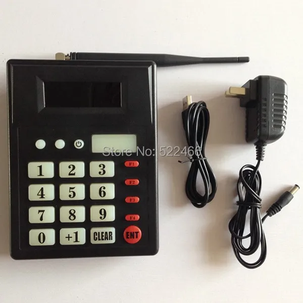 Система вызова очереди для обслуживания клиентов в ресторане кафе 1 передатчик + 4