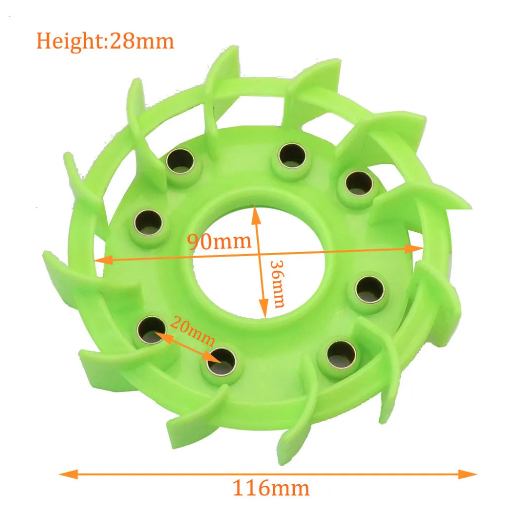 Высокопроизводительный вентилятор охлаждения для мотоцикла мопеда Go Cart Honda DIO 125