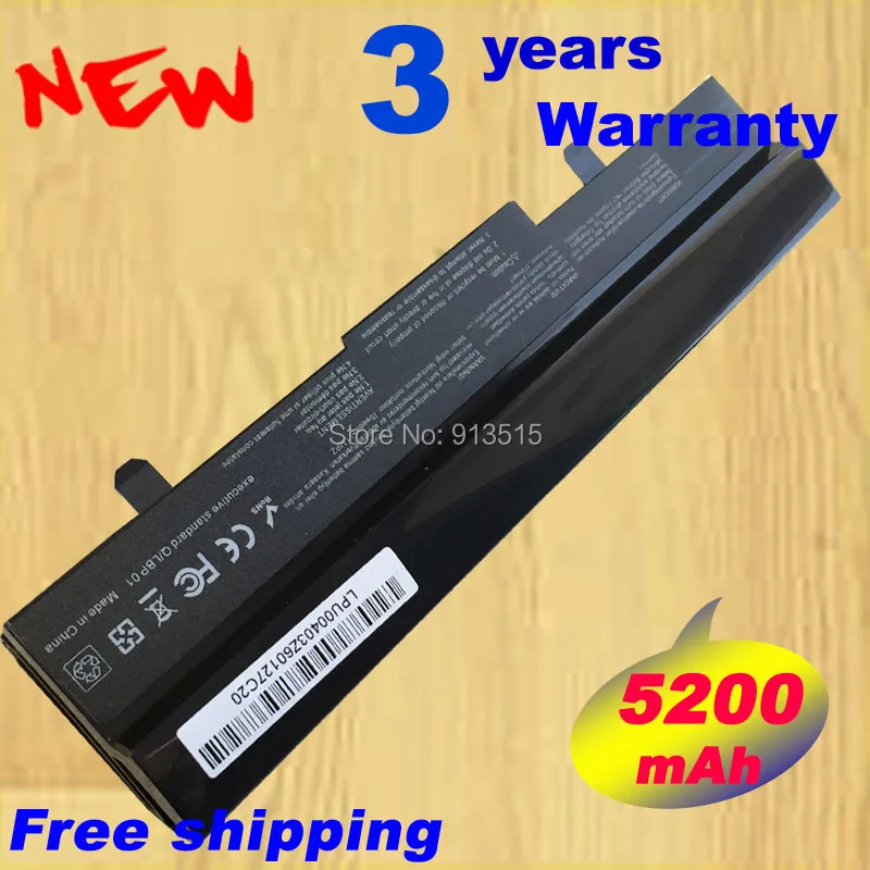 Аккумулятор для ноутбука Asus Eee PC 1001PQa 1001PQD 1001PXD 1005HA E 1005PEB 1005PXD|notebook battery|battery for asusbattery