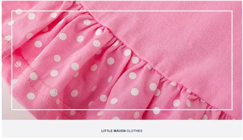 Детская одежда Little maven летняя хлопковая футболка с коротким рукавом и принтом 2019 |