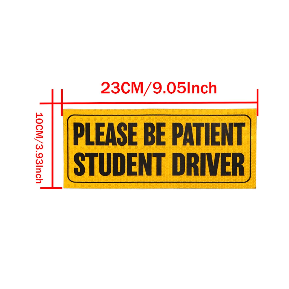 1X высокоотражающий Съемный магнит пожалуйста будьте терпеливы ученический