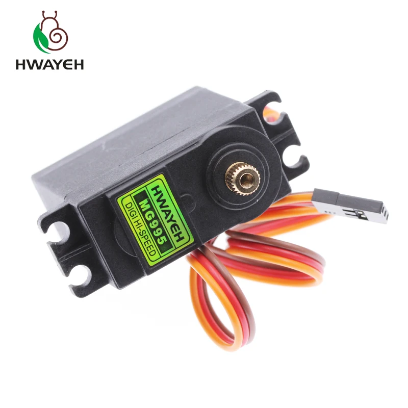 13 кг 15 кг сервоприводы цифровой MG995 MG996 MG996R Servo c металлическими Шестерни для Futaba JR автомобиль RC модель вертолета лодка для Arduino UNO "сделай сам"