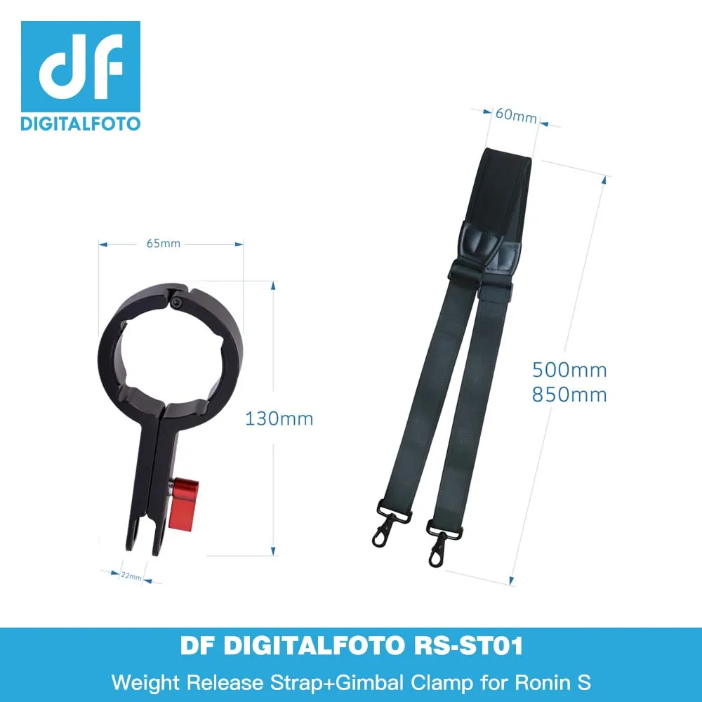 ЦФ цифровой фотосъемки подходит RS-ST01 DJI Ronin S аксессуар Gimbal аксессуары 3-осевой и портативный монопод с шарнирным замком Стабилизатор Ручной выпуск плечевой ремень