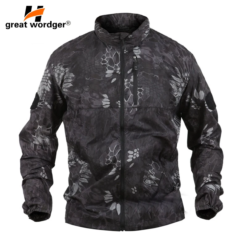 Куртка мужская быстросохнущая Водонепроницаемая с защитой от солнца и УФ