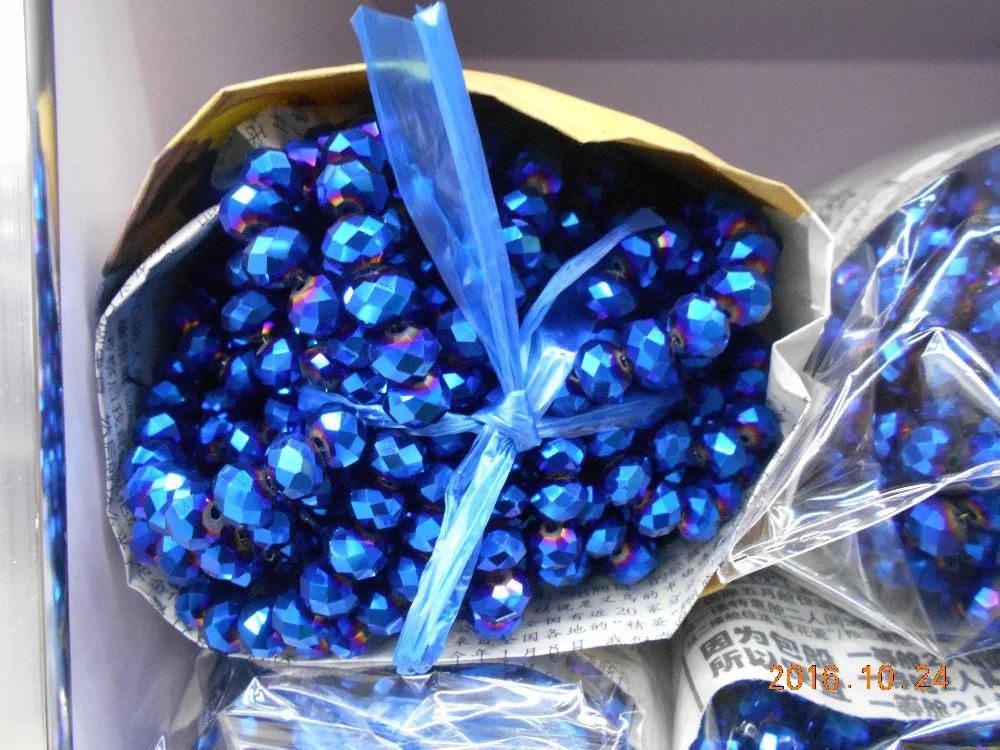 Сияющие голубые цвета 3*4мм 140штук аустрийские фасетированные хрустальные стеклянные бусины ронделл прослойка круглые для изготовления ювелирных изделий.