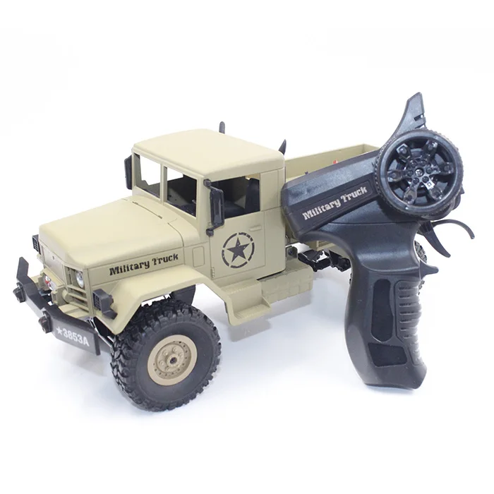 HENG LONG 3853A RC автомобили 1:16 мини внедорожный Радиоуправляемый Военный грузовик RTF С