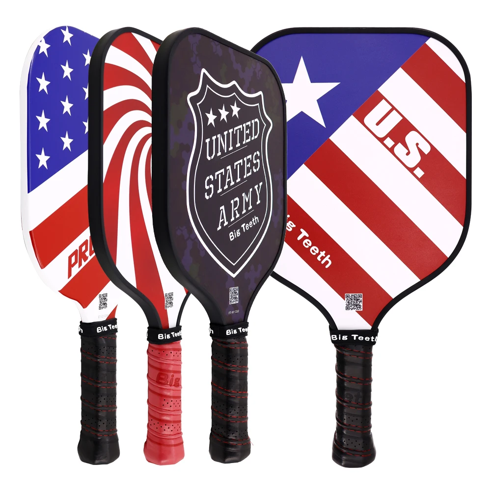 Ракетка с большими зубами PickleBall легкая ракетка графитовым сотовым ядром
