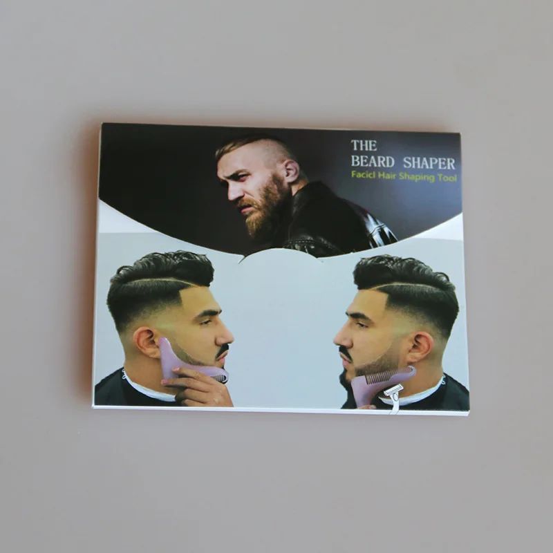 

100PCS Fast ship way Good quality beard comb beard shaper as beard modelling comb for facial hair shaping tool AS SEEN ON TV