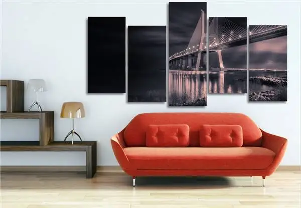 Фон для фотосъемки с Hd печатным рисунком в ночное время Картина на холсте декор