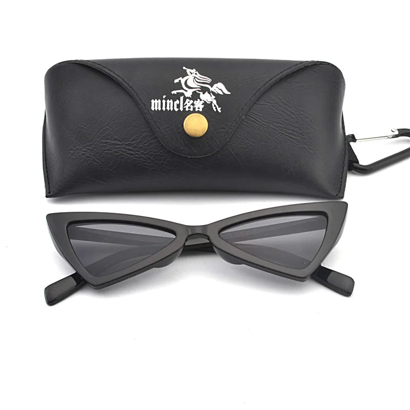 Солнцезащитные очки MINCL в стиле ретро женские пикантные маленькие треугольные