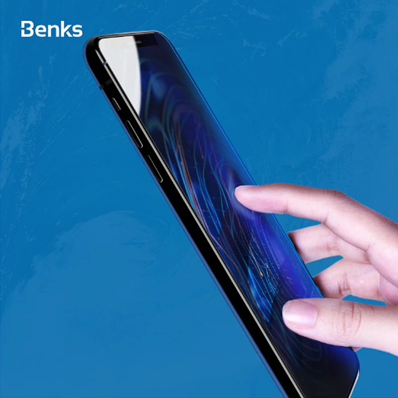 Закаленное стекло Benks тонкое с полным покрытием 0 3 мм для iPhone XS 5 8 &quotXR 6 1&quot HD