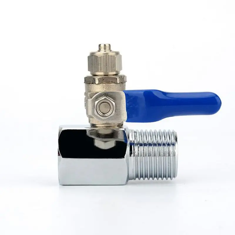 

1/2'' BSP Male to Female to 1/4'' 3/8'' PE Pipe Ball Valve Inlet Combination Split Type Dismountable for RO Water Filter Fitting