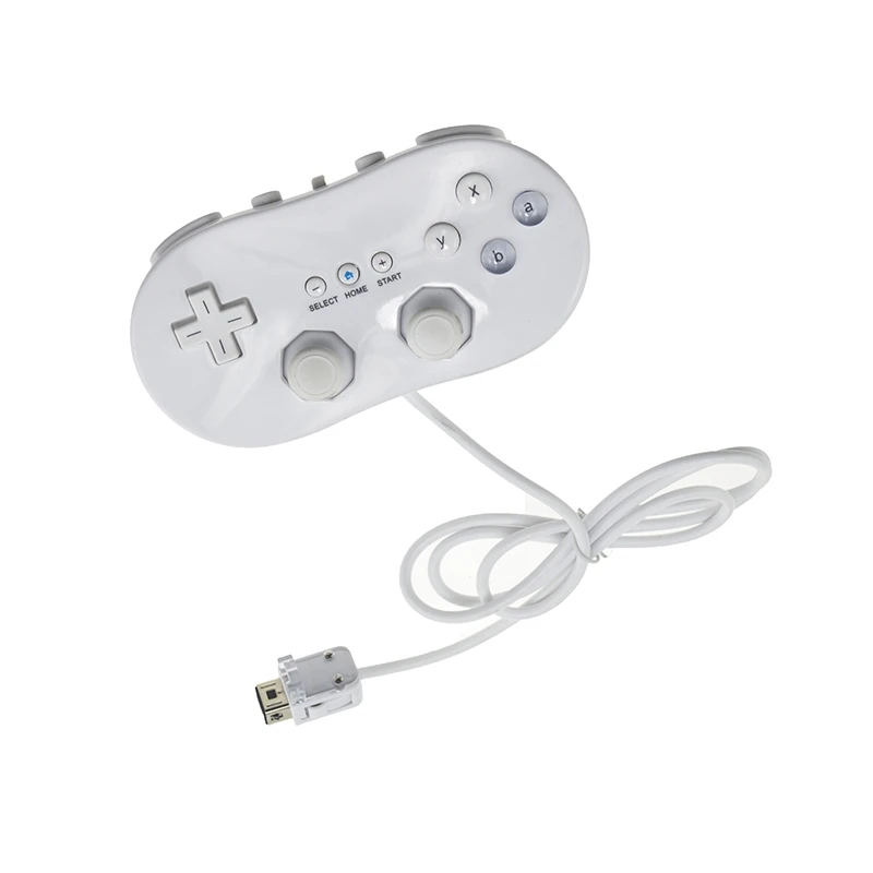 Геймпад для wii Mini Classic контроллер Pro Черный Белый для wii пульт дистанционного управления аксессуары для видеоигр джойстик