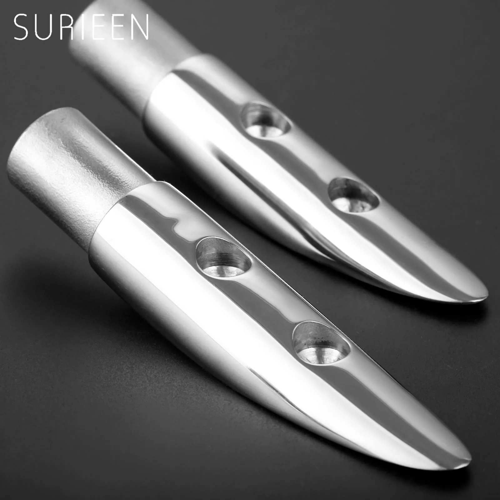 SURIEEN 4 шт. 19 мм Морской из нержавеющей стали рельсовый конец лодки ручной рельс фитинг для 7/" трубы/трубы подходят парусник и моторная лодка перила