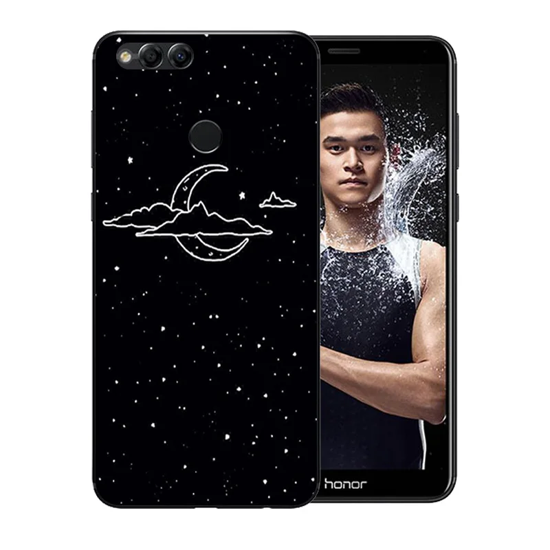 Силиконовый чехол из ТПУ для Huawei Honor 5C 6A 6X 7A Pro 7C 7X 8X 9 телефона Y6 2018 тонкий с