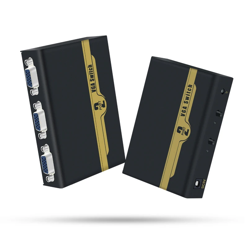 2 порта VGA переключатель сплиттер в 1 выход видео компьютер хост монитор