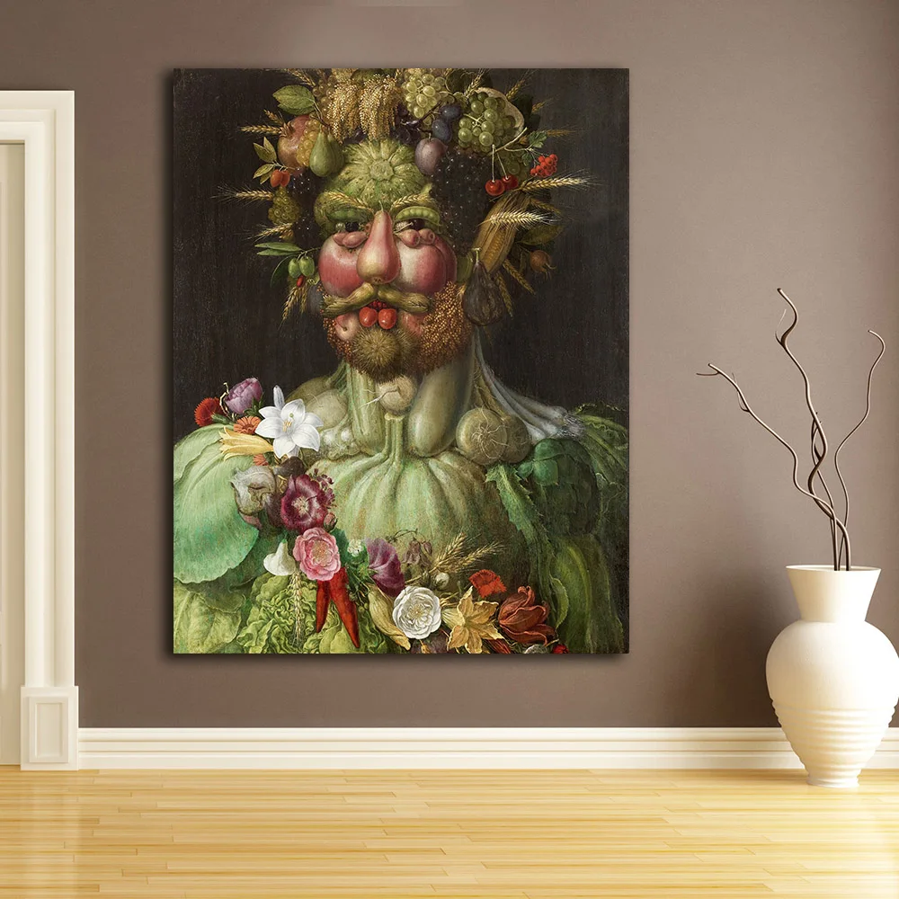 Rudolf II of Habsburg as Vertumnus Arcimboldo холст живопись для гостиной домашний Декор картина маслом на холсте настенная живопись