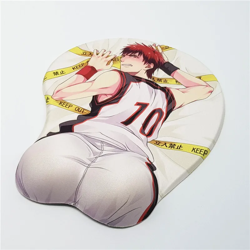 Коврик для мыши в стиле аниме мультяшный куроко Кагами тайга запястье большой