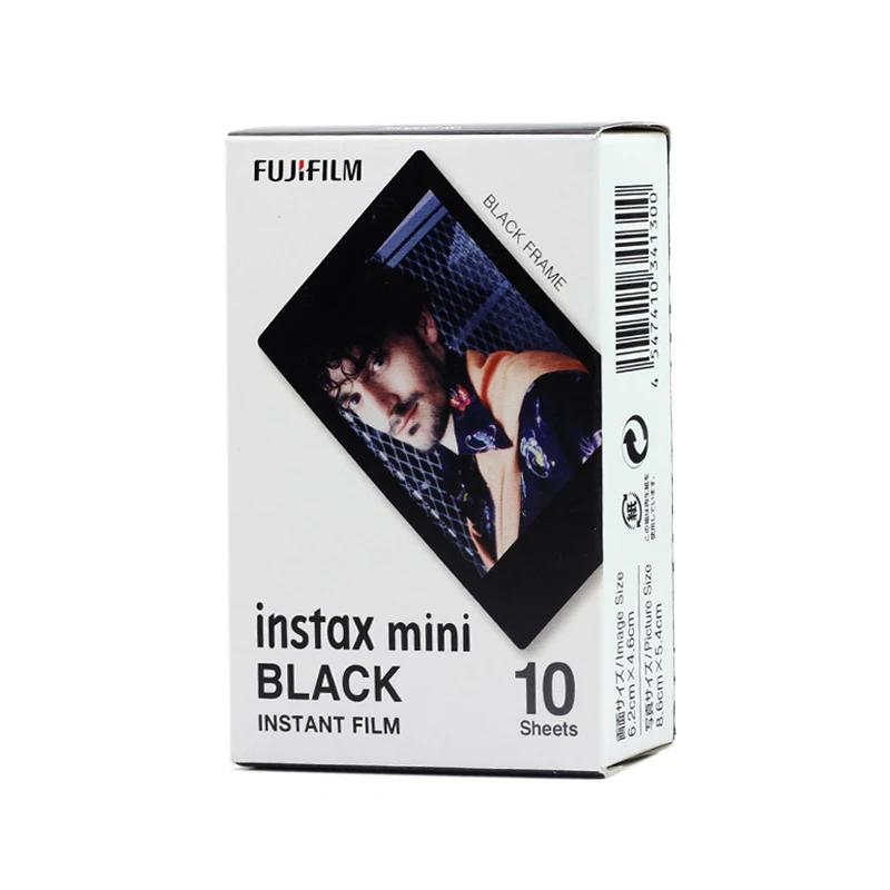 10 листов оригинальная мгновенная пленка Fuji Fujifilm Instax Mini 9 8 Black для мгновенной