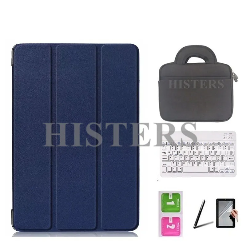 DB-WBK10 6-в-1 для iPad Air 3 /Pro 10,5 inch-печатные Смарт чехол+ Bluetooth клавиатура+ сумка+ ручка-стилус+ пленка для экрана+ влажные салфетки - Цвет: DB-WBK10