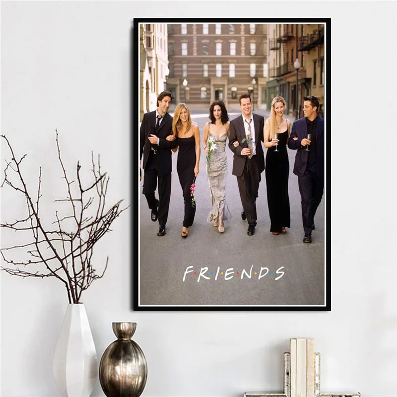 Classic Bar Quote Friends USA TV Show Characters Poster Prints Wall Art Canvas Painting Picture For Living Room Home Decor | Дом и сад