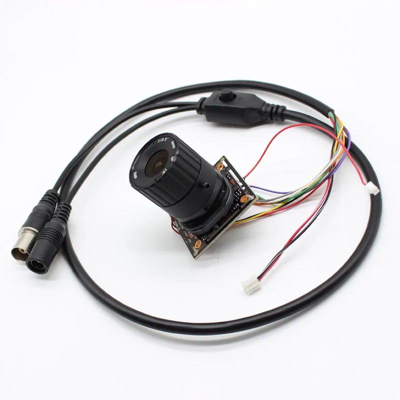 HD 1080P 2mp 4in1 AHD TVI CVI CVBS CCTV камера модуль CMOS PCB плата UTC с кабелем CS Объектив|Камеры