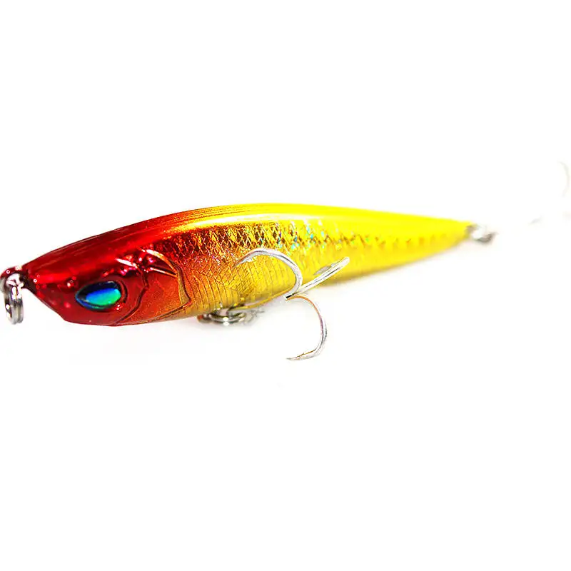 3.1'' Pencil Fishing Lure Quality Professional Hard Bait Hook Tackle 3D Eyes Crankbait Sinking Wobblers 8cm 15g | Спорт и