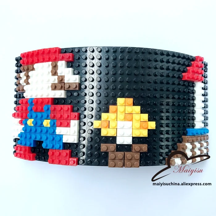 Дизайн Bigbang g-дракон вылезает Мозаики DIY Съемная инкрустация кирпича игрушечные строительные блоки бейсболка GD бейсболка хип-хоп шляпа - Цвет: 29
