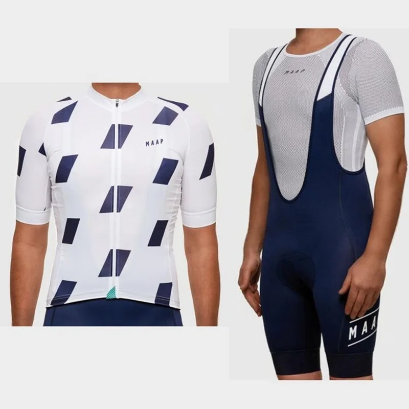 5 MTB camisa de ciclismo Team MAAP, летние комплекты из Джерси с коротким рукавом для велоспорта и гоночных велосипедных шорт, Мужская одежда для велоспорта, костюм - Цвет: 5