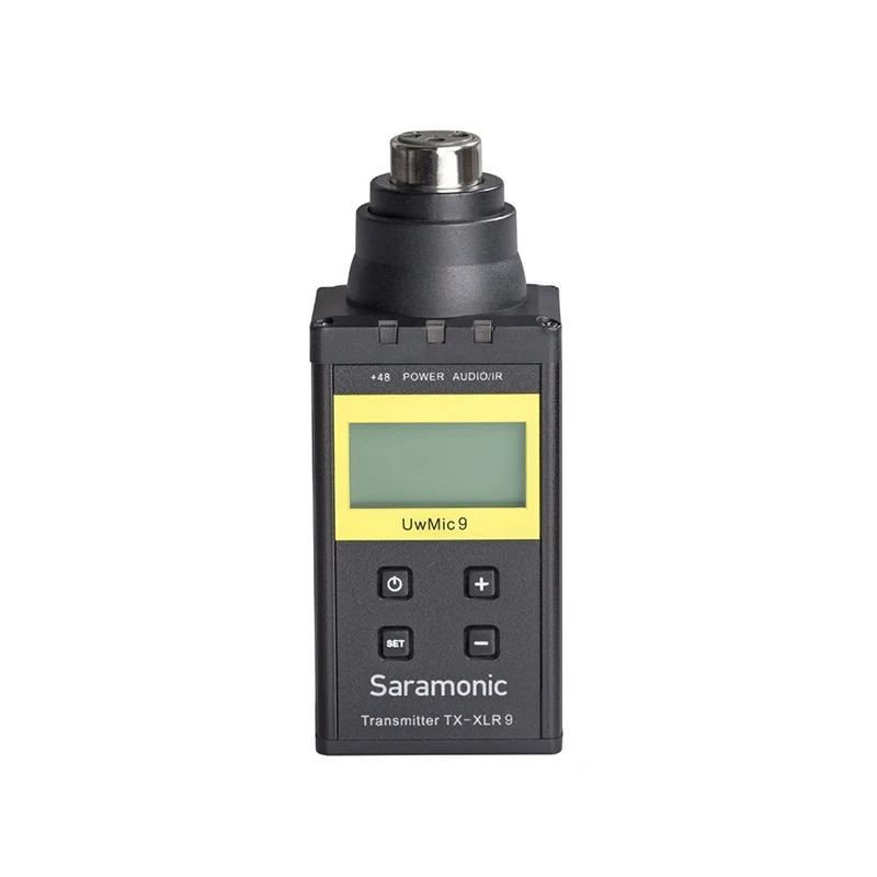 XLR9 Saramonic UWMIC9 вещания UHF камера беспроводной петличный микрофон системы передатчики и приемники для DSLR камеры и видеокамеры - Цвет: XLR9