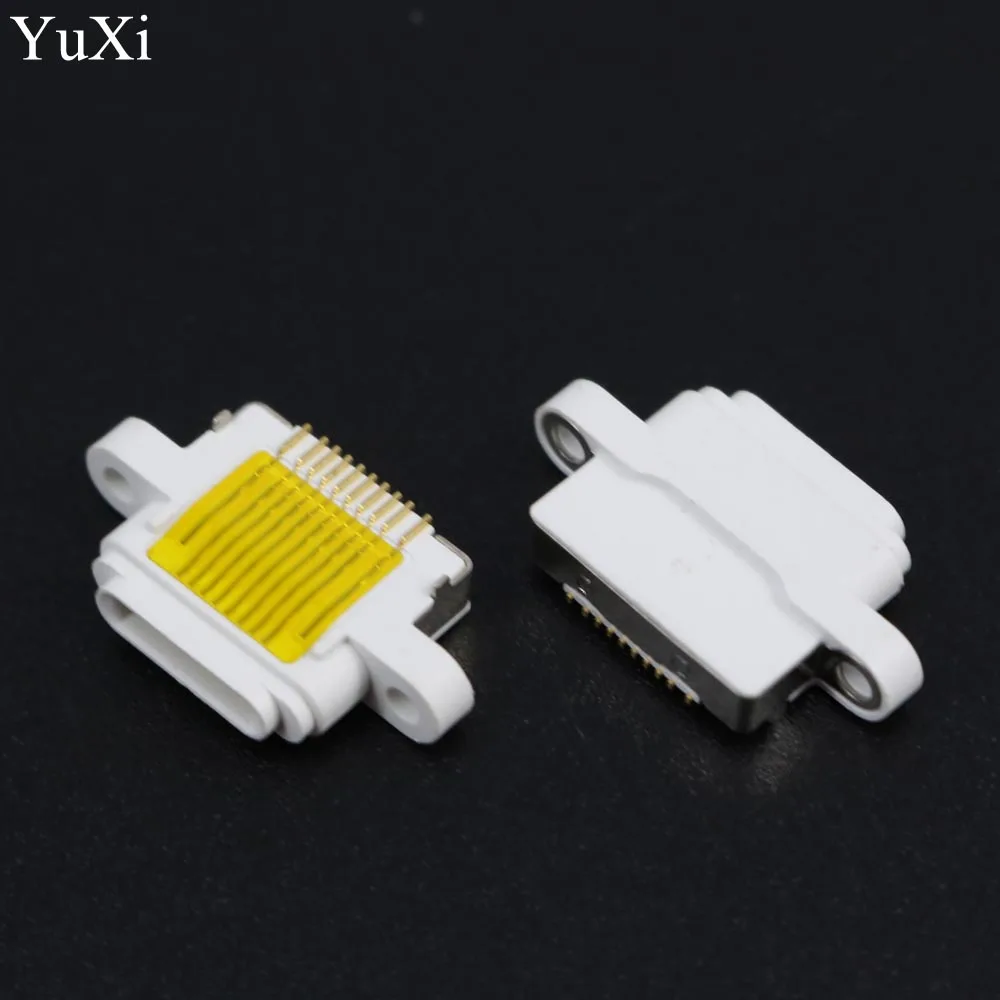 

10pcs/lot white DC Power Mini USB Jack for Apple iPad 5 iPhone Ipad Mini 2 Charging Port Female Socket Micro USB connector 10pin