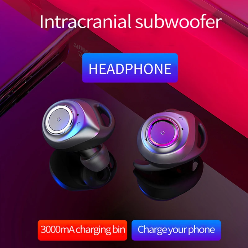Беспроводные Bluetooth 5 0 наушники TWS Hi Fi стереонаушники водонепроницаемые