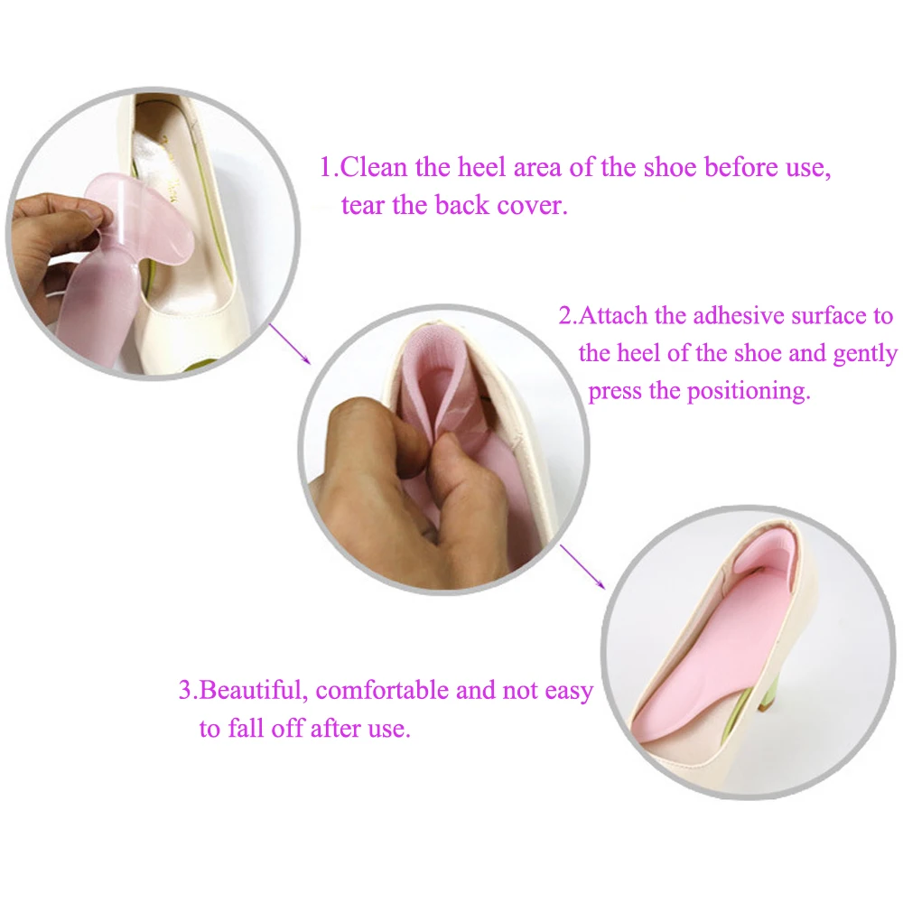 

4D Silicone Gel Soft High Heel Shoe Insoles Arch Support Orthotic Massage Pain Relief Insert Shock Absorber Comfort Cushion Pads