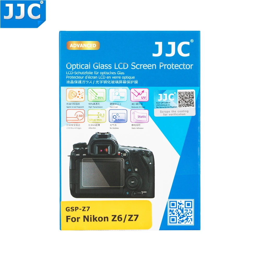 Защитная пленка JJC для оптического стекла Nikon Z6 Z7 Z5|Защита экрана| |