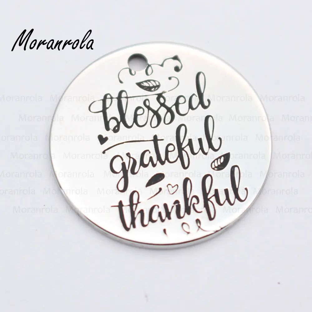Новый брелок с медным ожерельем &quotBlessed Grateful&quot очаровательные ювелирные изделия