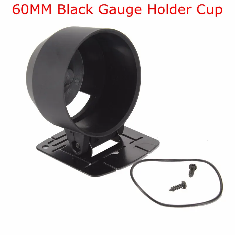 60MM gauge cup 2 дюйма 52 мм Универсальный один двойной тройной Автомобильный кронштейн датчика держатель Блок калибровки для левой правая ведущая автомобиля для 2 дюйма 52 мм измерительные приборы - Цвет: 60MM gauge cup