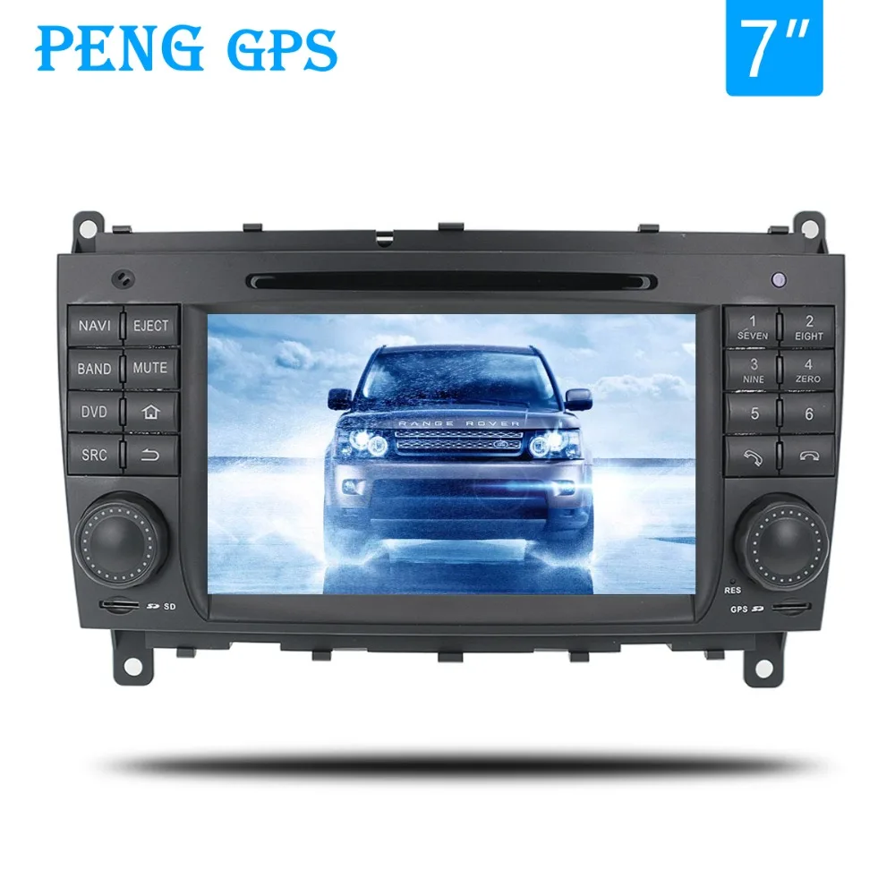 Android 9 0 Автомобильный GPS Радио dvd плеер для Benz W203 2004 2007 CLK W209 2005 с 4 ГБ 32 авто стерео
