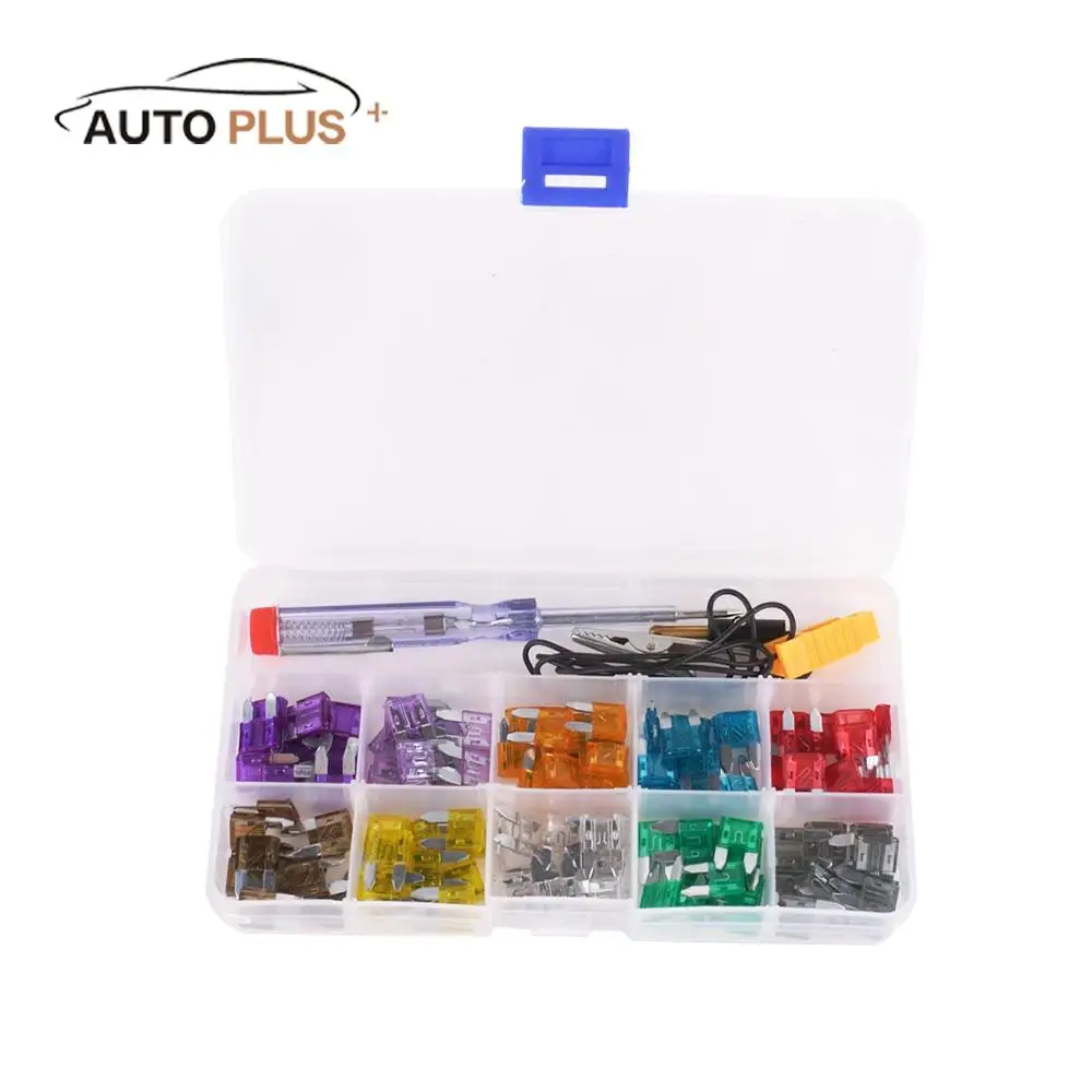 100 шт. автомобильный мини-предохранитель с цветовой кодировкой для 10 ампер