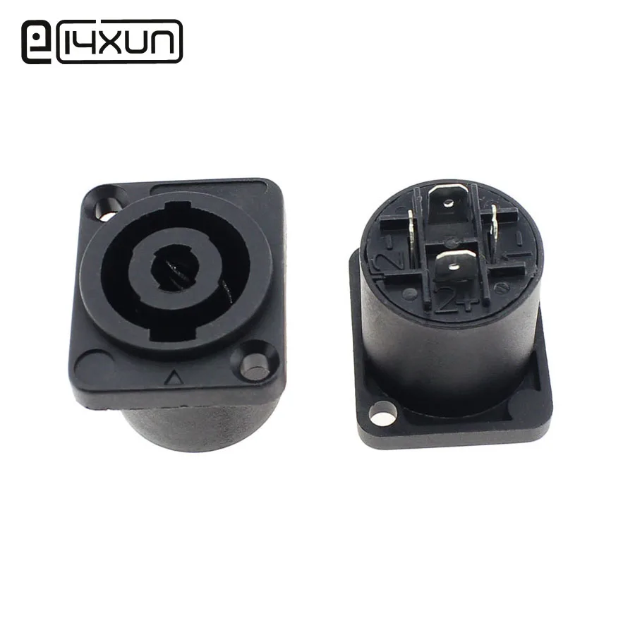 EClyxun 1 шт. 4 pin XLR аудио разъем микрофон гнездовой профессиональная Колонка для