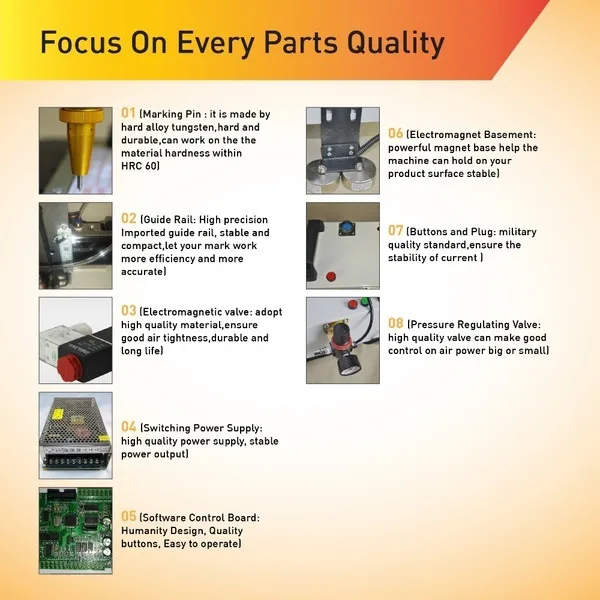 Заводская оптовая цена! Гравировальная машина для точечной обработки устройство