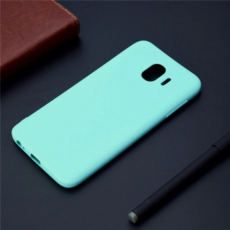 Мягкий силиконовый чехол карамельных цветов для Samsung Galaxy J4 2018 J400F J400 задняя крышка