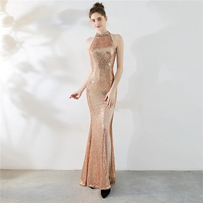 Женское платье с блестками и русалочкой большие размеры пикантная Клубная