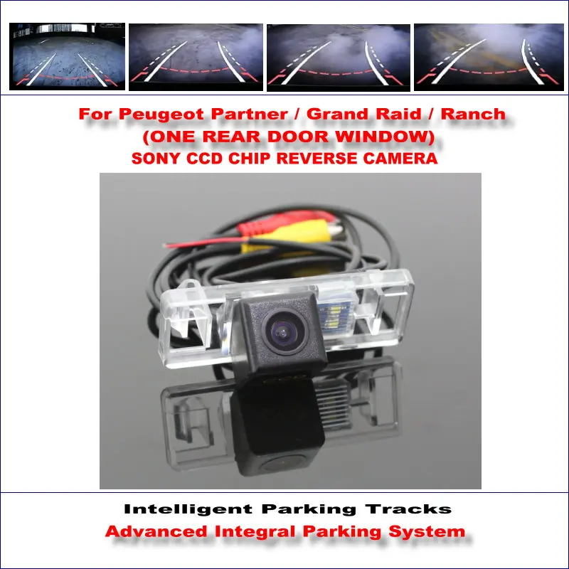 

Car Rear Reverse Camera For Peugeot Partner/Grand Raid/Ranch HD Intelligent Parking Tracks CAM