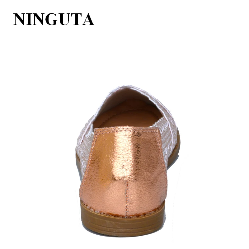 NINGUTA кружевные плоские туфли женские летние водонепроницаемые туфли|lace flat shoes|flat