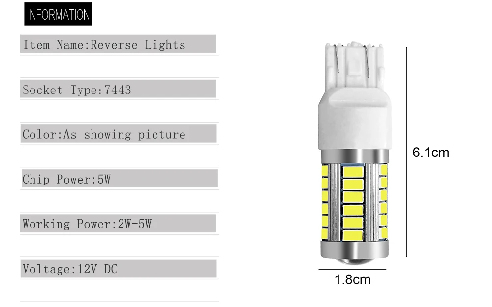 Цельнокроеное платье 7443 T20 W21W 7440 33 SMD 33SMD светодиодный 5630 5730 резервная туман светильник тормозные лампы 12V Белый цвет красный, желтый
