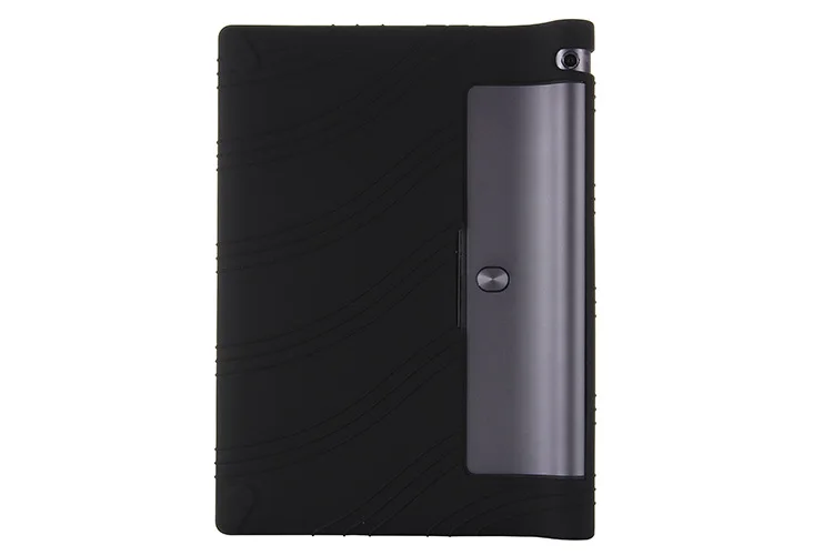 Для lenovo YOGA Tab 3 10X50 YT3-X50L X50M X50L Мягкий силиконовый чехол для lenovo X50 YT3-X50L X50M X50L Крышка планшета+ ручка - Цвет: Черный