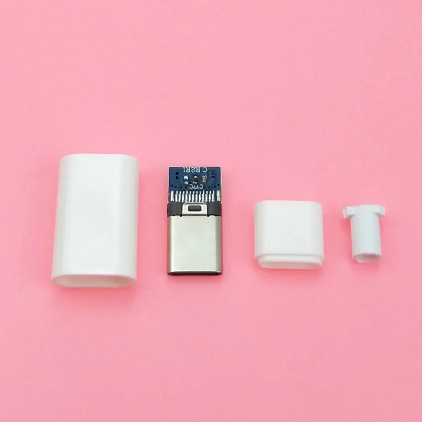 YuXi 2 комплекта USB 3 1 Type C Штекерный разъем сварочный Тип USB-C 4 в для печатной платы