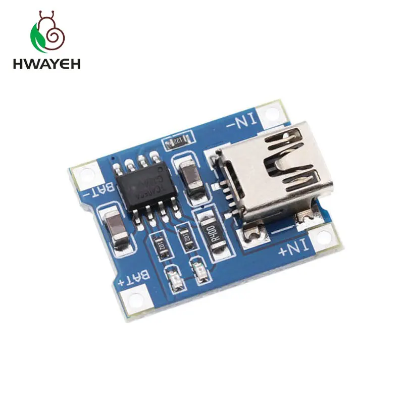 5 шт. TP4056 5В мини USB 1A литиевая батарея зарядная плата зарядный модуль | Электронные