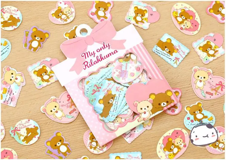60 шт./упак. Kawaii с милым бантом Романтический мини-наклейки для телефона для бутылок DIY декоративный прикрепить ярлык для детей подарок декор